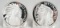 Sitting Bull 1 Troy Oz. .999 Fine Silver & Red Cloud 1oz. .999 Fine Silver Rounds
