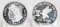 Gold Bless America 1 Troy Oz. Silver & American Pacific  Morgan 1 Troy Oz. Silver Rounds