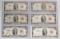 6 - $2 Red Seal Notes; 3-1953, 1953A, 1953B, 1953C