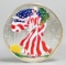 2001 American Eagle/Walking Liberty 1oz. Fine Silver Colorized Dollar