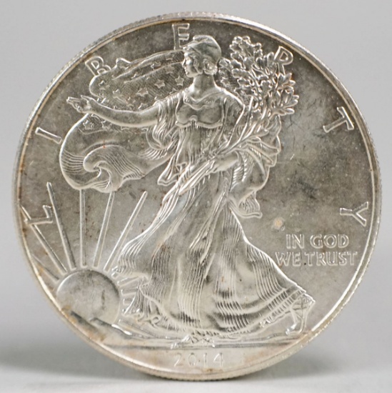 2014 American Eagle/Walking Liberty 1oz. Fine Silver Dollar