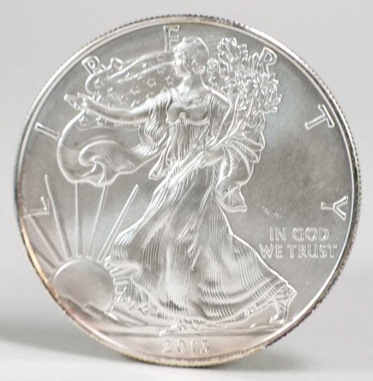 2013 American Eagle/Walking Liberty 1oz. Fine Silver Dollar