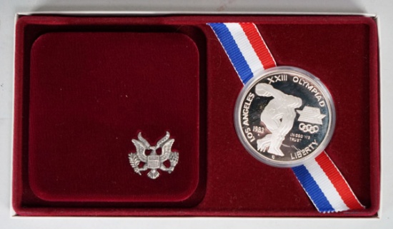 1983-S Los Angeles Olympic Proof Silver Dollar