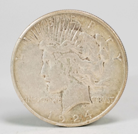 1924-S Peace Silver Dollar