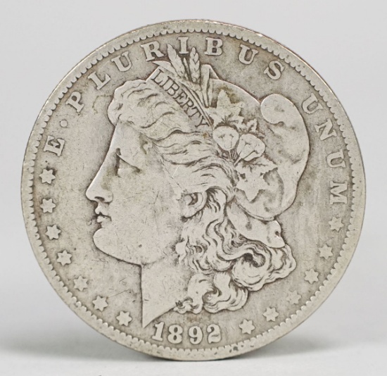 1892-O Morgan Silver Dollar