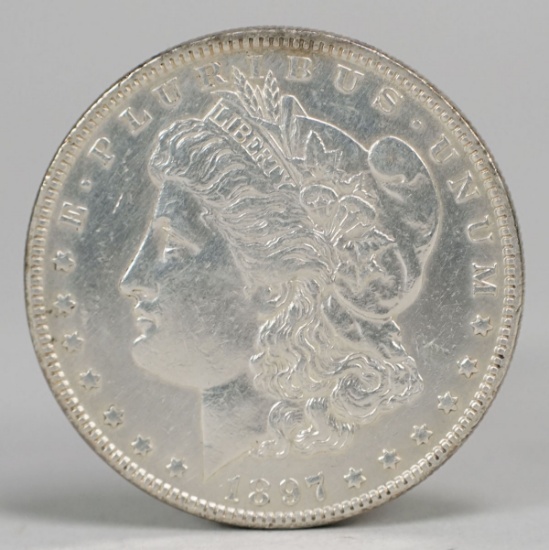 1897-P Morgan Silver Dollar