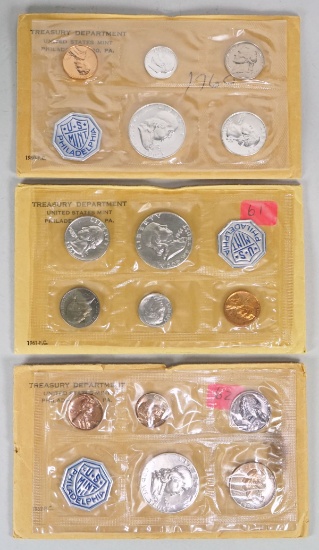 1960, 1961, 1962 U.S. Mint Sets