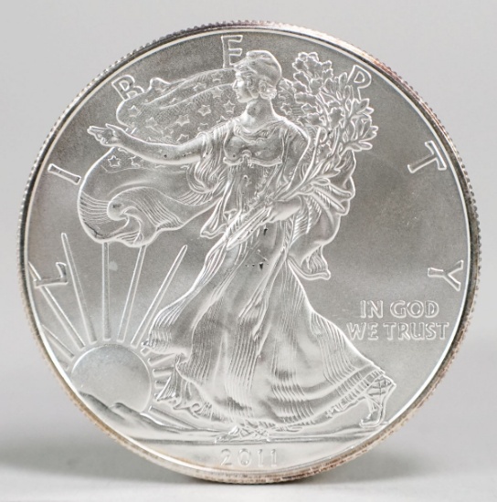 2011 American Eagle/Walking Liberty 1oz. Fine Silver Dollar