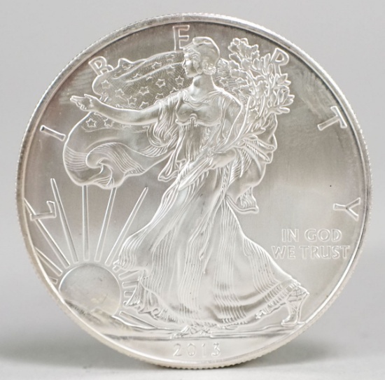 2013 American Eagle/Walking Liberty 1oz. Fine Silver Dollar