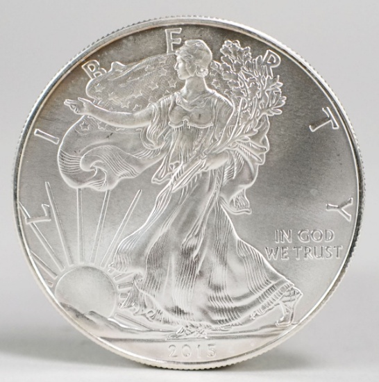 2015 American Eagle/Walking Liberty 1oz. Fine Silver Dollar