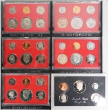 2-1980, 1981, 2-1982, 1983 U.S. Proof Sets
