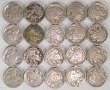 20 Buffalo Nickels; Various Dates/Mints