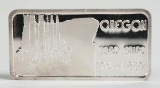 Oregon 33rd State 1 Troy Oz. .999 Fine Silver Bar