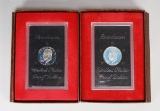 1971 & 1972 Eisenhower U.S. Proof Dollars W/Packaging