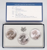 Uncirculated Olympic Silver Dollar, 1983 Collector Set 