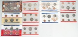 1985, 1986, 1987, 1988, 1989 U.S. Mint Sets