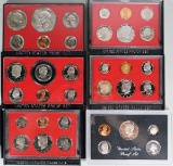 1976, 1979, 1980, 1981, 1982, 1983 U.S. Proof Sets