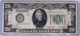 1928-B $20 Federal Reserve Note Redeemable In Gold On Demand, Federal Reserve f New York