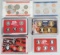 1988 Unc U.S. Mint Set, 2004 US Mint Quarter Set &