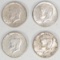4 - 1964-D Kennedy Silver Half Dollars