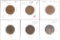 6-1864 Two (2) Cent Piece Coins