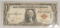 1935 A $1 Hawaii WWII Emergency Issue Brown Seal