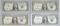 3  $1 Series of 1957 Blue Seal Silver Certificate Star Notes