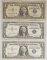 3  $1 Series of 1957 Blue Seal Silver Certificate Star Notes