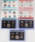 2-1968 Unc. U.S. Mint Sets & 2-1969 & 1970 U.S. Proof Sets