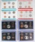 2-1968 Unc. U.S. Mint Sets & 2-1969 & 2-1970 U.S. Proof Sets