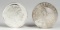 2 Liberty Indian 1 Troy Oz. .999 Fine Silver Rounds