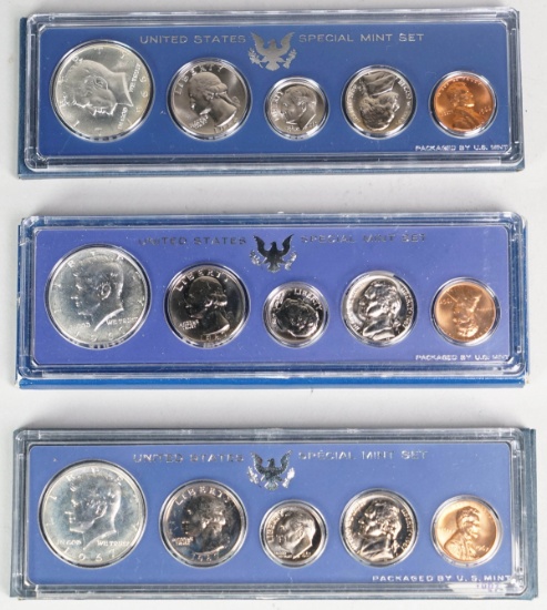 1966 & 2-1967 U.S. Special Mint Sets