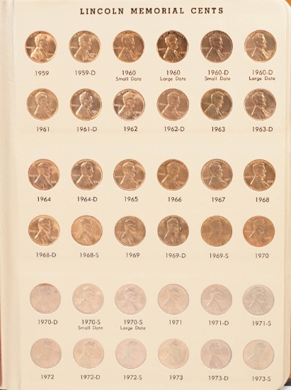 Lincoln Memorial Cents Book; 1959-2014