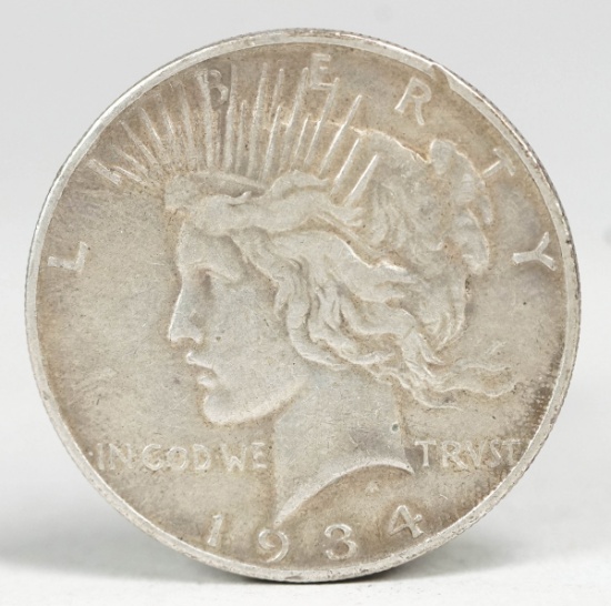 1934-D Peace Silver Dollar