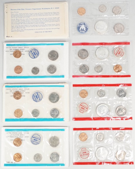 1965-S Special Mint Set & 3 U.S. Unc. Mint Sets
