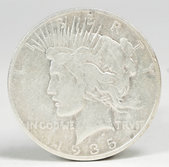 1935-S Peace Silver Dollar