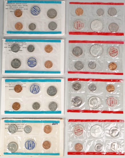 2-1968 & 2-1970 Unc. U.S. Mint Sets
