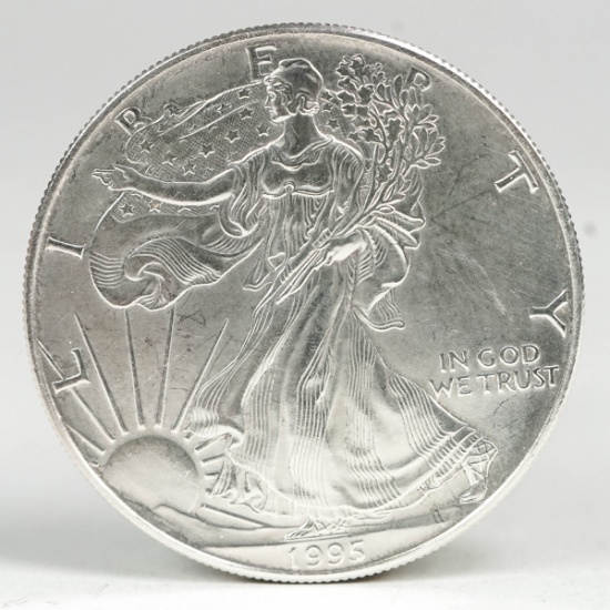 1995 American Silver Eagle, 1oz.Fine Silver
