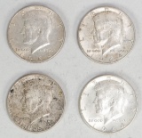 4 - 1964-D Kennedy Silver Half Dollars