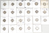 23 - Roosevelt Silver Dimes; Various Dates/Mints