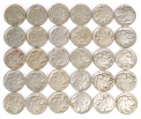 30 - Buffalo Nickels; Various Dates/Mints