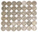 42 - War Time Jefferson Nickels (35% Silver)