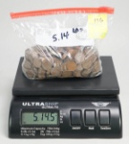 Approx.+/- 5.1 Lbs. Wheat Pennies