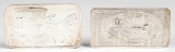 2 - Horse & Buggy 1 Troy Oz. .999 Fine Silver Bars