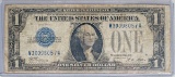 1928 A $1 Funny Back Blue Seal Silver Certificate