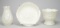 Belleek Pedestal Bowl No. 2067, Dish No. 2212 & Thistle Vase Signed