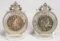 1960 Franklin / 1942 Walking Liberty Half Dollar Quartz Pocket Watches