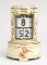 J. Mergenhagen 8 Day Flip Clock, W. Germany