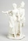 Dancing Courtiers Porcelain Figurine