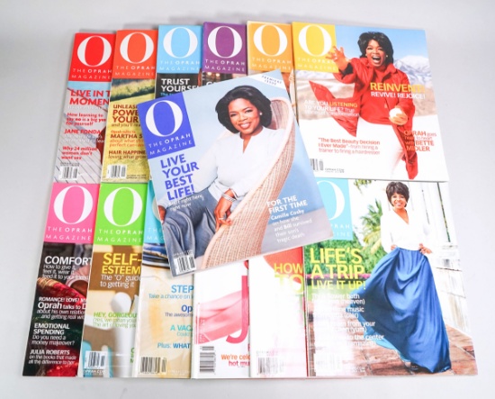 Oprah Winfrey O Magazines, Premier Issue & First 12 Issues